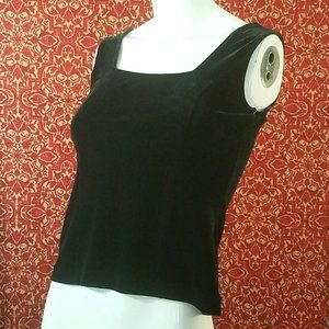 ANN TAYLOR velvet sleeveless blouse S 💥🕛